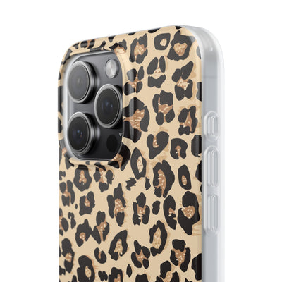 Leopard Print Flexi Phone Case - Leah Tecx Design