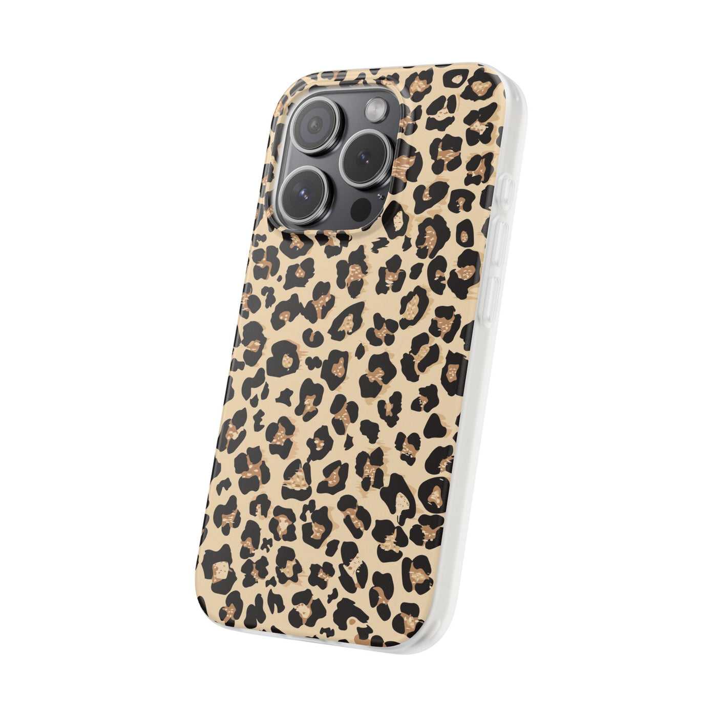 Leopard Print Flexi Phone Case - Leah Tecx Design
