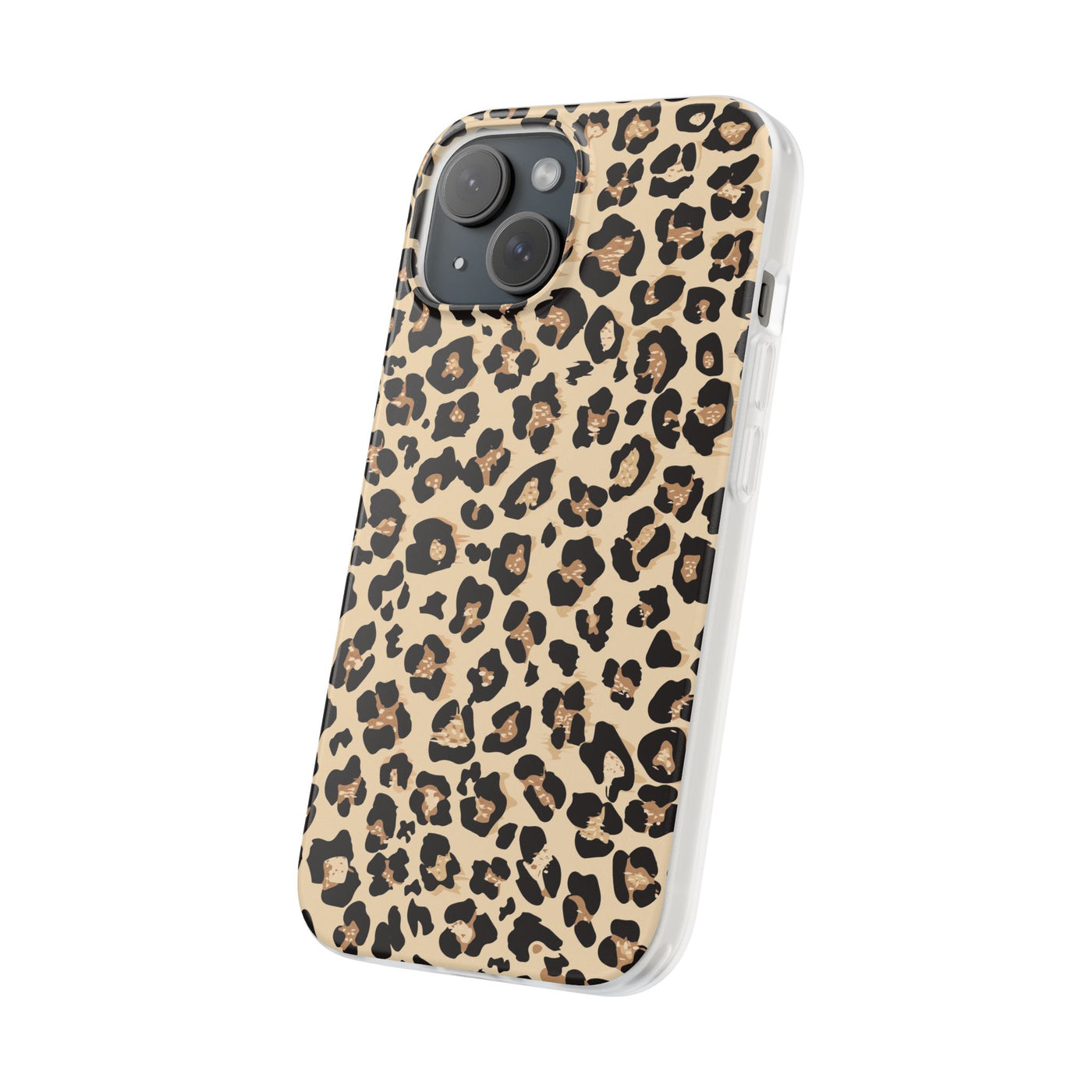 Leopard Print Flexi Phone Case - Leah Tecx Design
