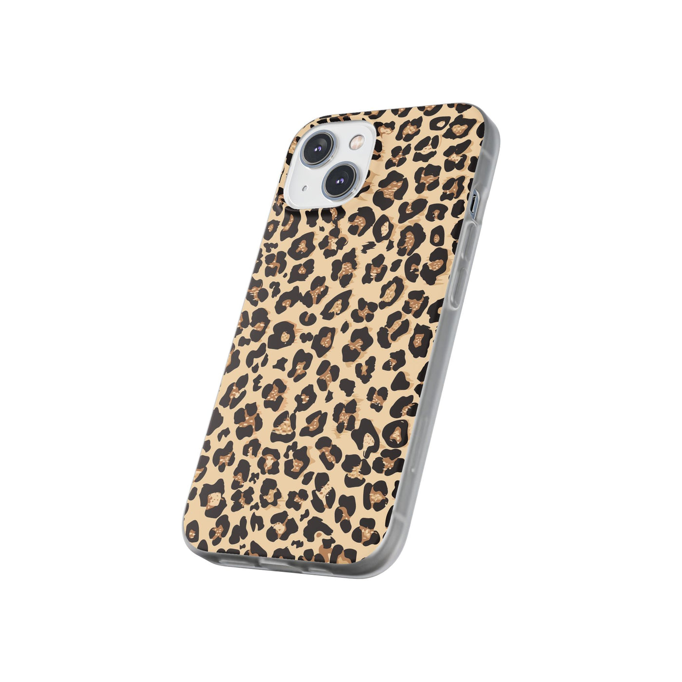 Leopard Print Flexi Phone Case - Leah Tecx Design
