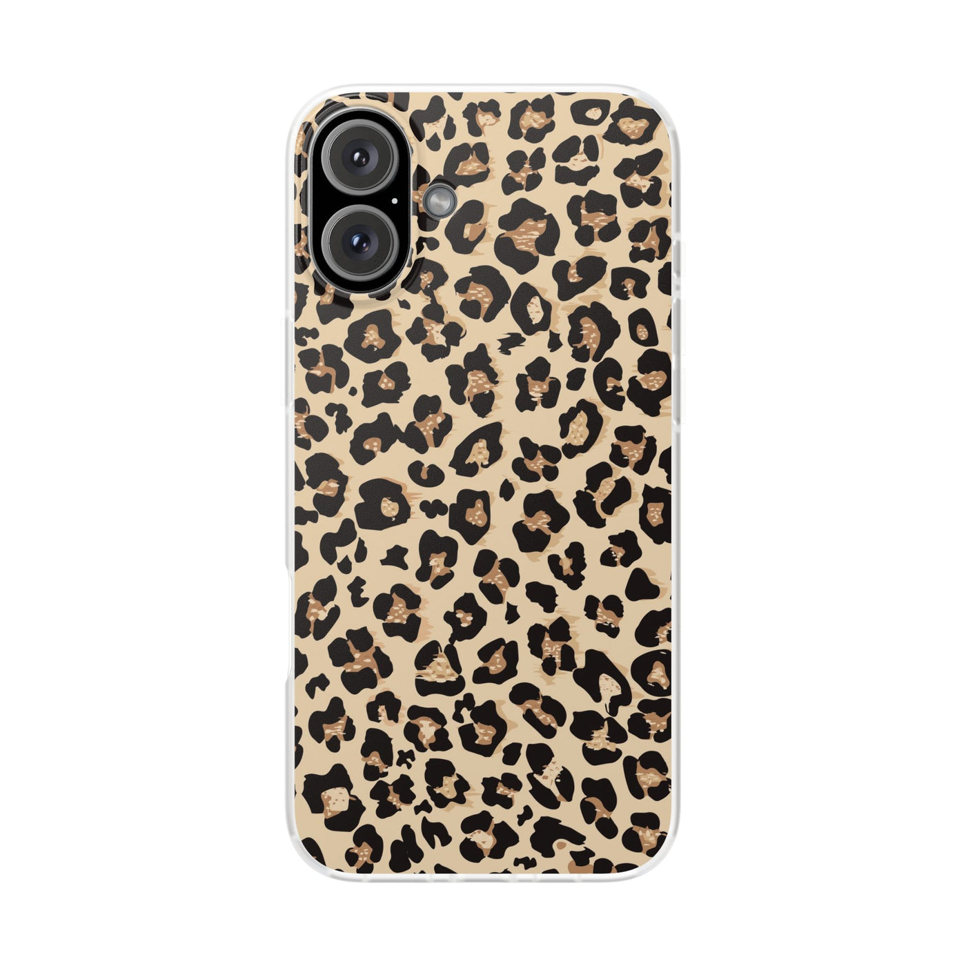 Leopard Print Flexi Phone Case - Leah Tecx Design