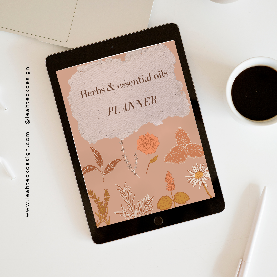 herbs and oil planner - Leah Tecx Design