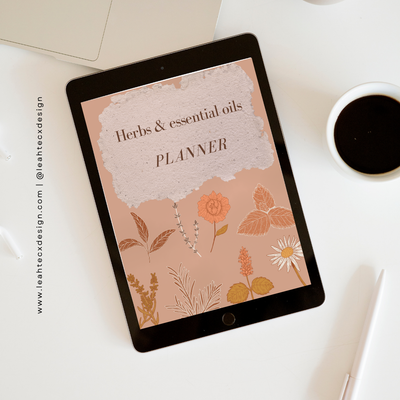 herbs and oil planner - Leah Tecx Design