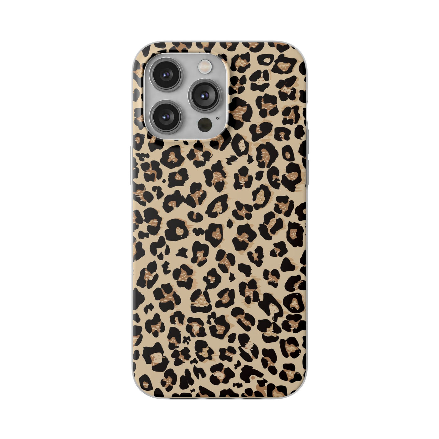Leopard Print Flexi Phone Case - Leah Tecx Design