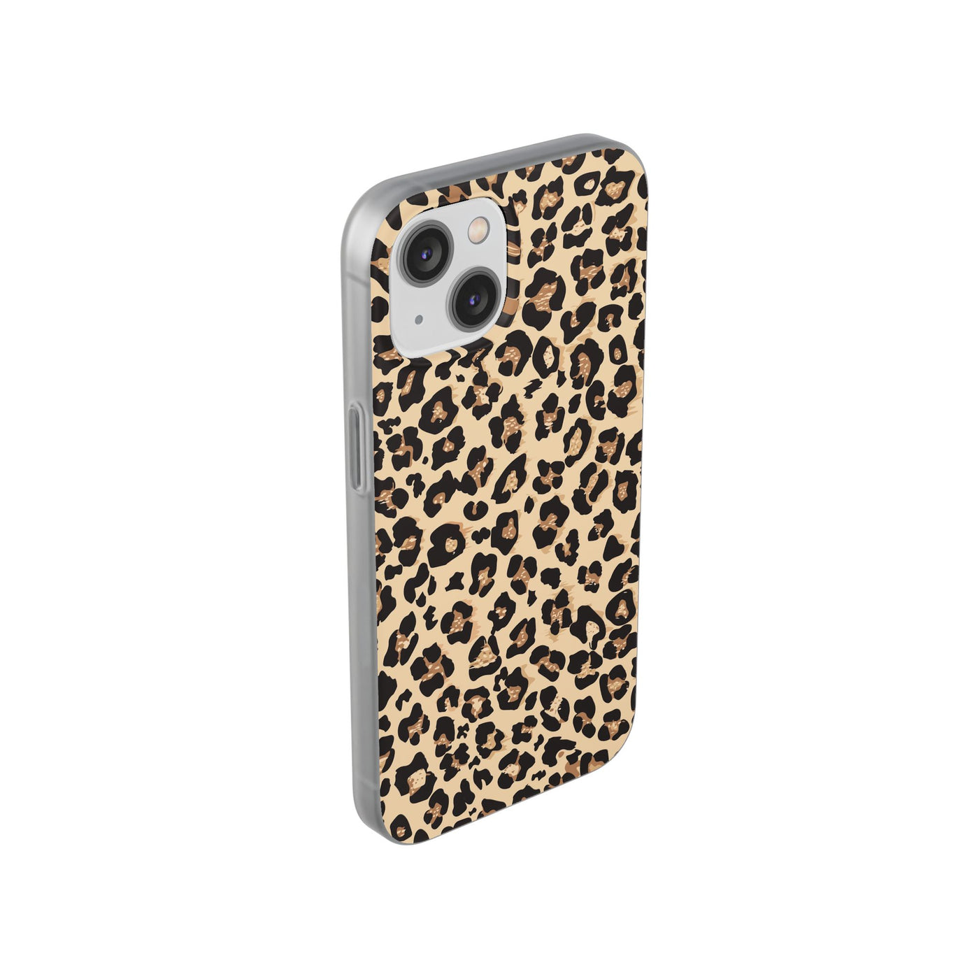Leopard Print Flexi Phone Case - Leah Tecx Design