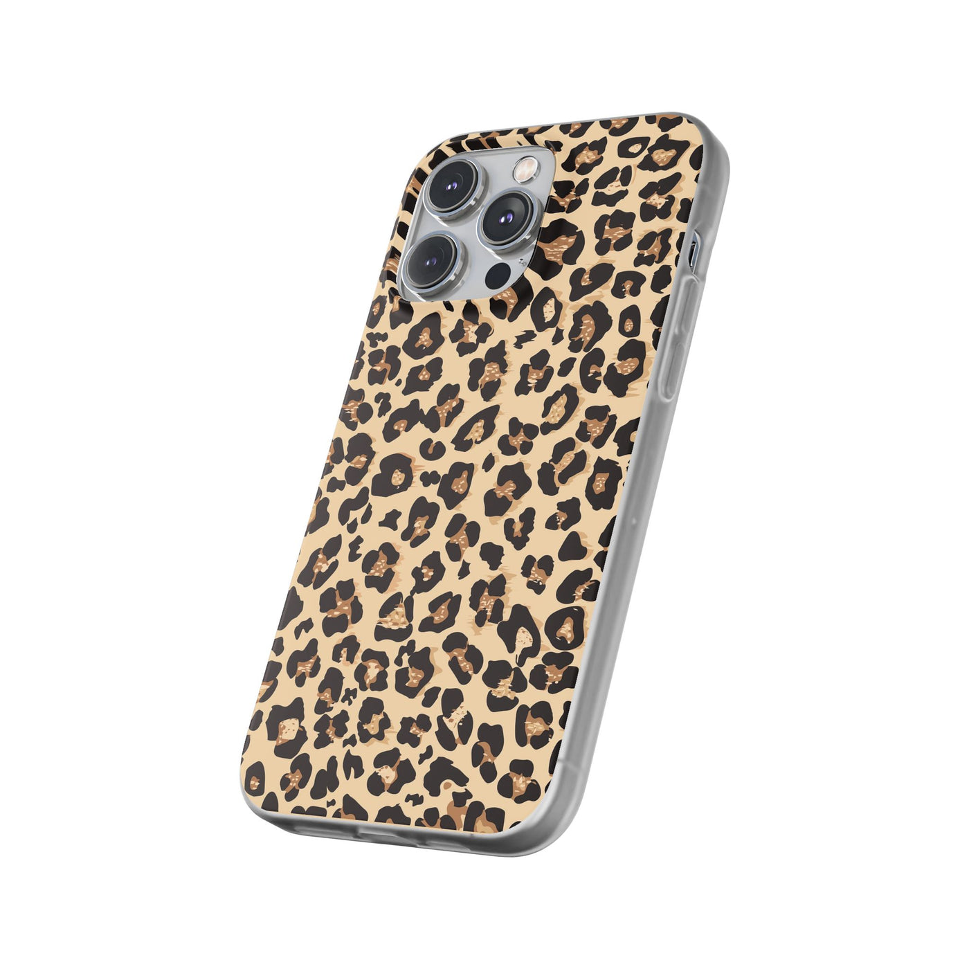 Leopard Print Flexi Phone Case - Leah Tecx Design