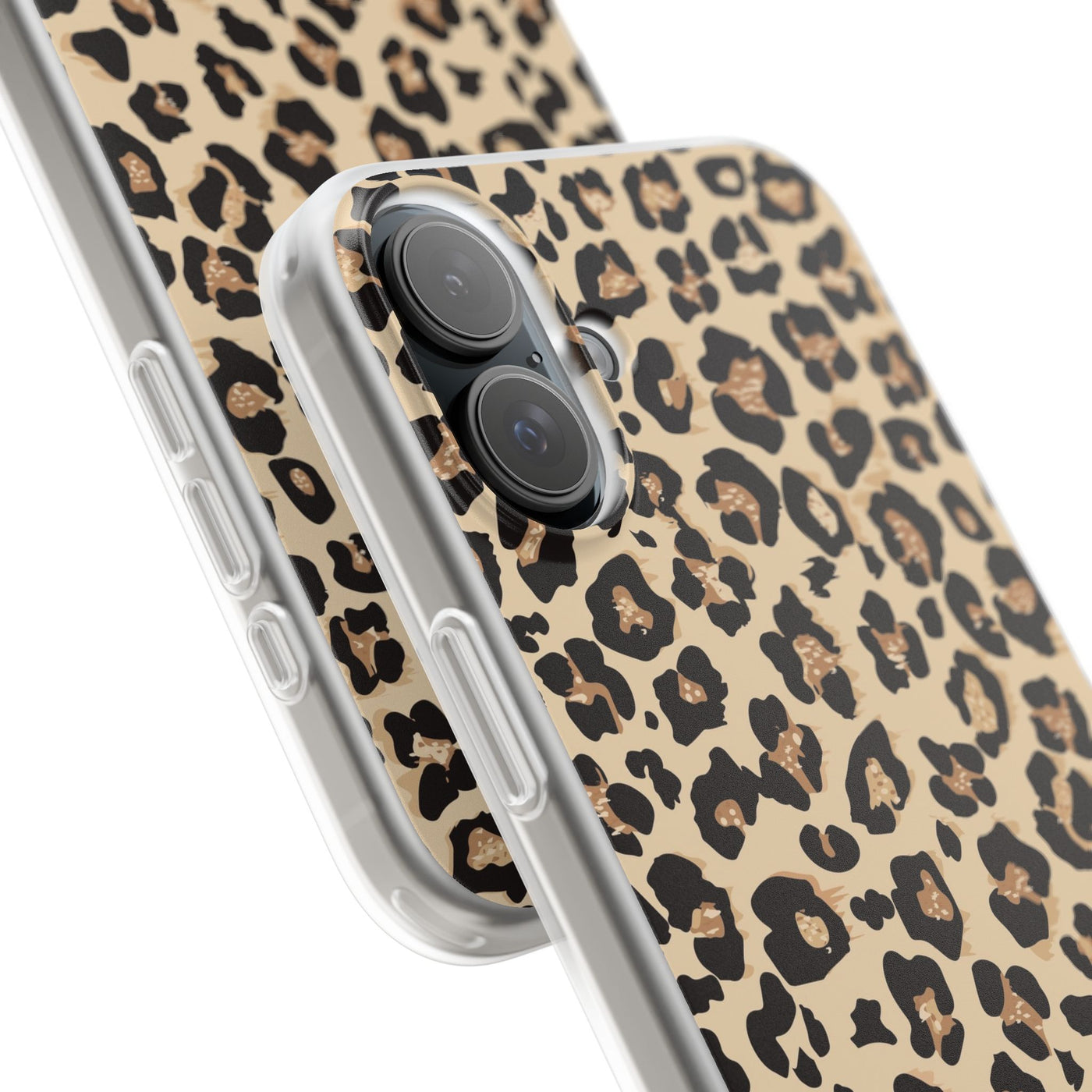Leopard Print Flexi Phone Case - Leah Tecx Design