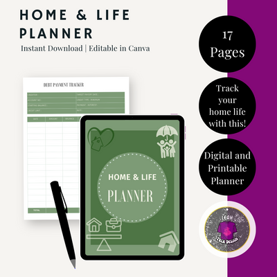 home and life planner - Leah Tecx Design