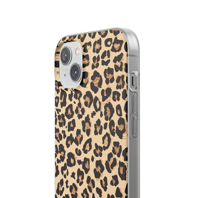 Leopard Print Flexi Phone Case - Leah Tecx Design