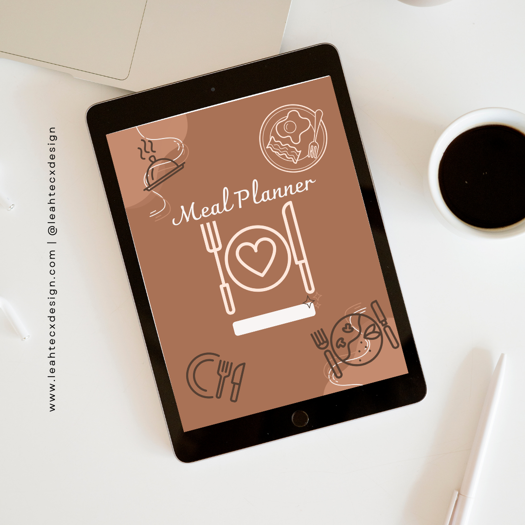 meal planner - Leah Tecx Design