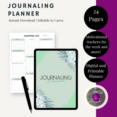 journaling planner - Leah Tecx Design