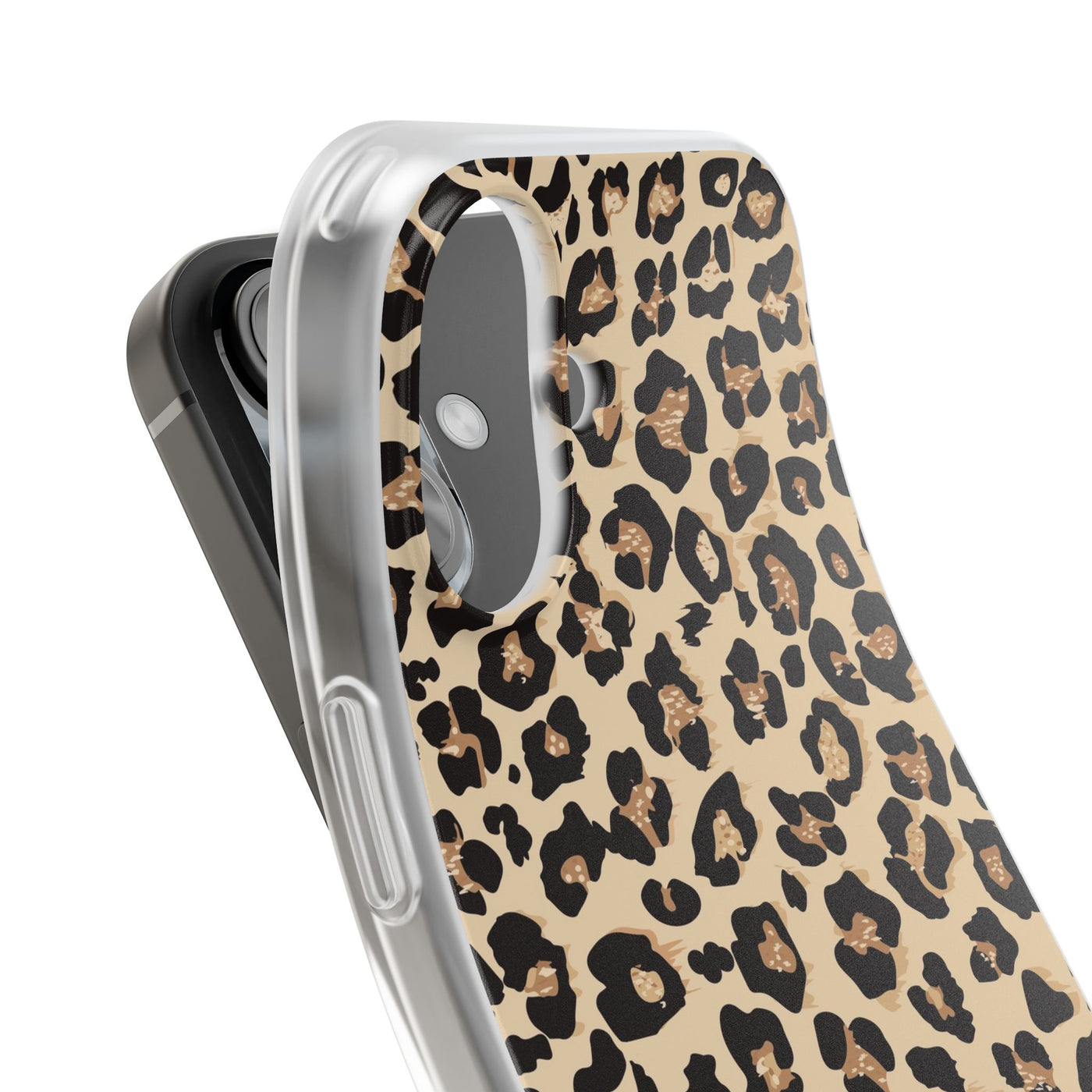 Leopard Print Flexi Phone Case - Leah Tecx Design