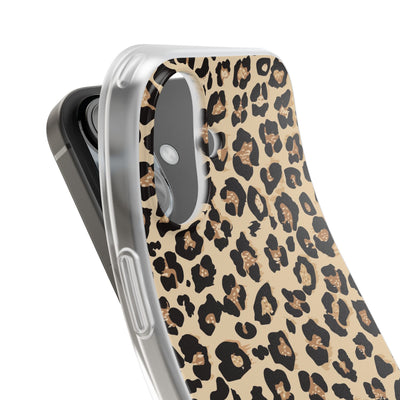 Leopard Print Flexi Phone Case - Leah Tecx Design