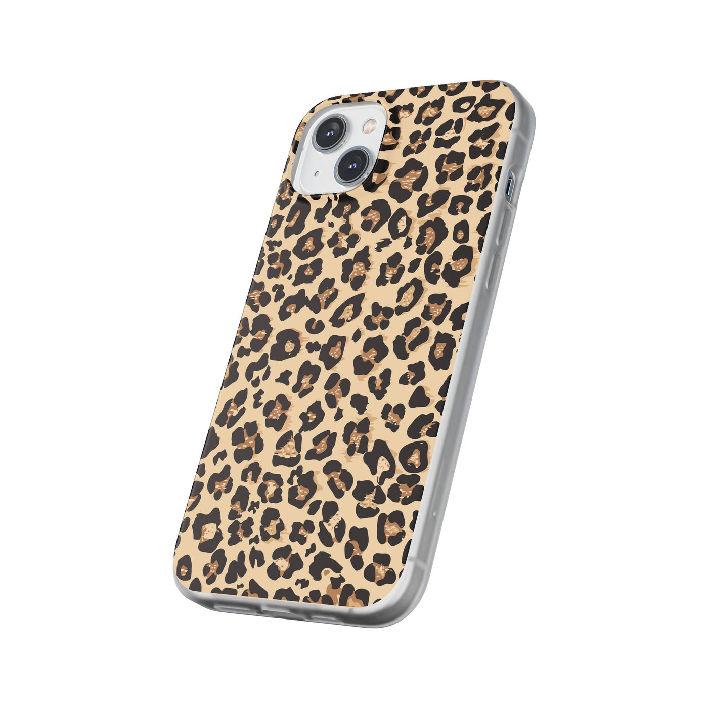 Leopard Print Flexi Phone Case - Leah Tecx Design