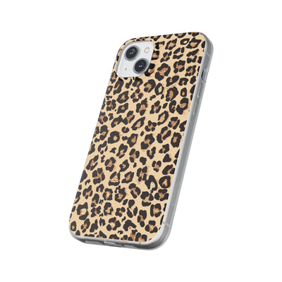 Leopard Print Flexi Phone Case - Leah Tecx Design