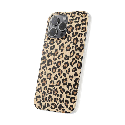 Leopard Print Flexi Phone Case - Leah Tecx Design