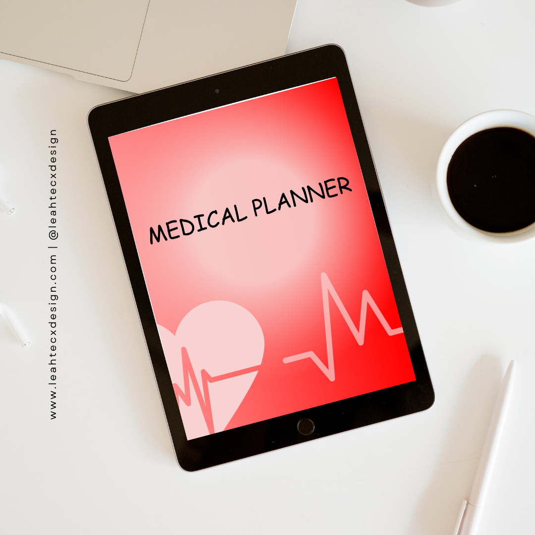 medical planner - Leah Tecx Design