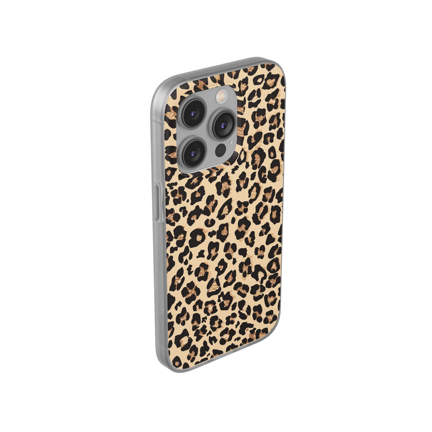 Leopard Print Flexi Phone Case - Leah Tecx Design