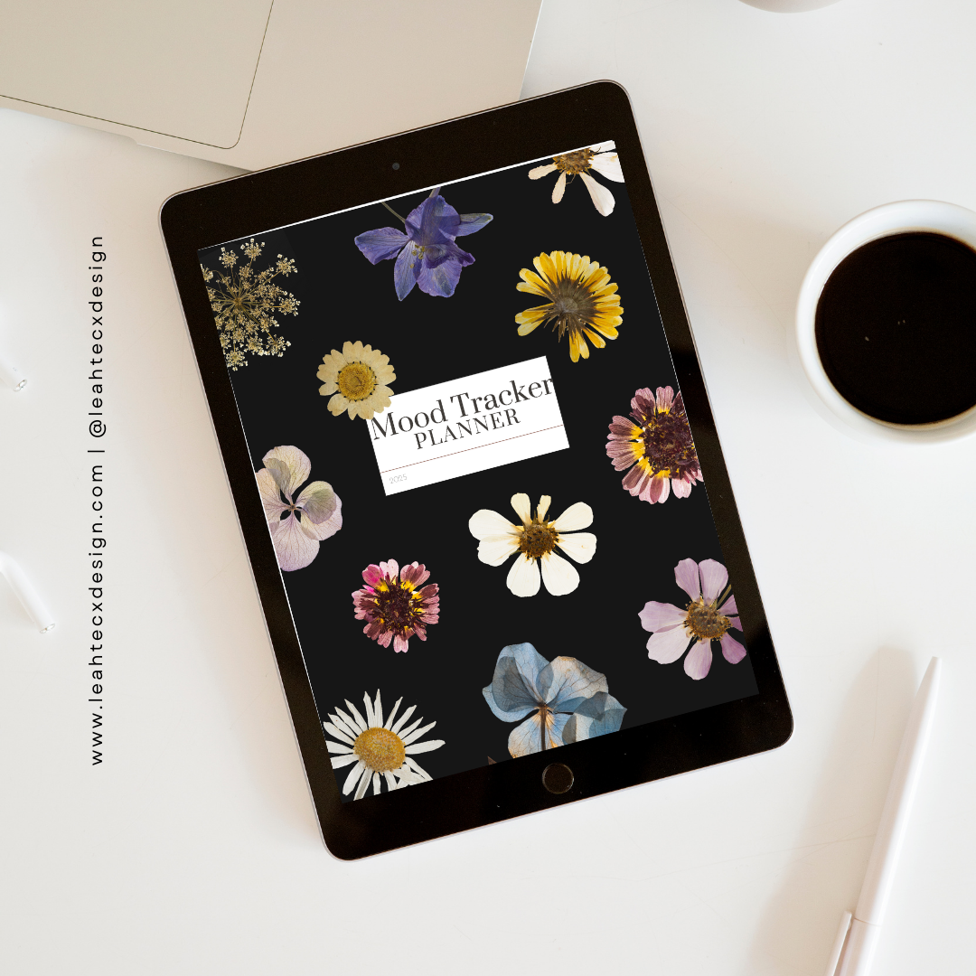 mood tracker planner -Leah Tecx Design