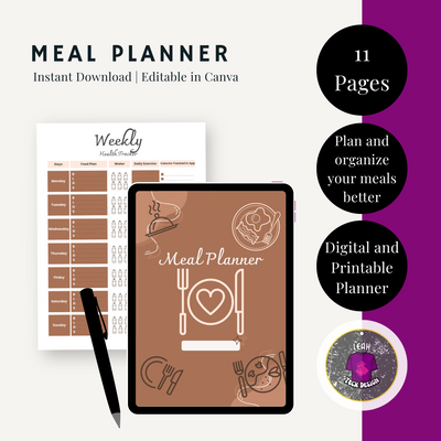 meal planner - Leah Tecx Design