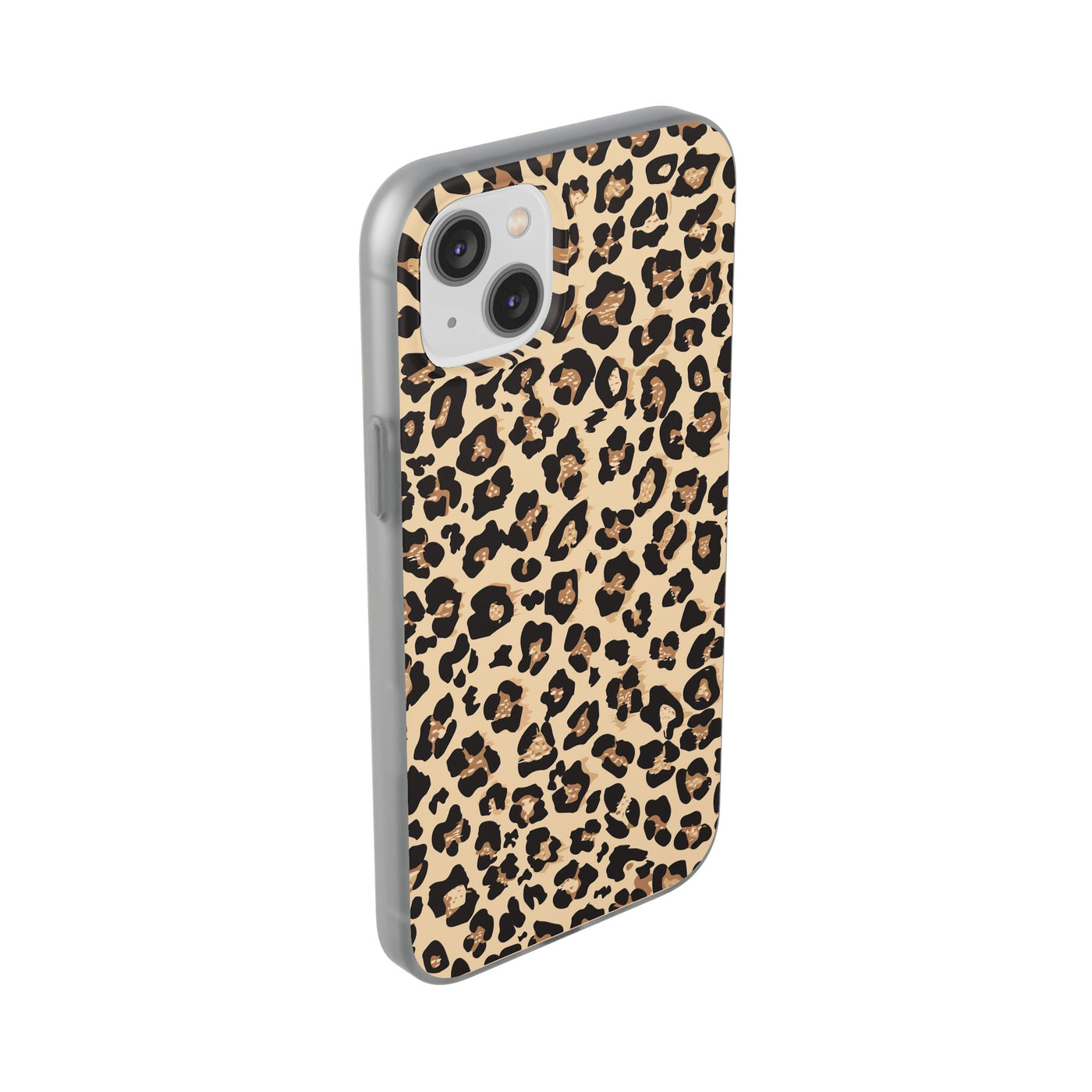 Leopard Print Flexi Phone Case - Leah Tecx Design