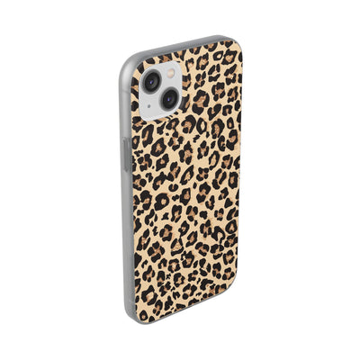 Leopard Print Flexi Phone Case - Leah Tecx Design