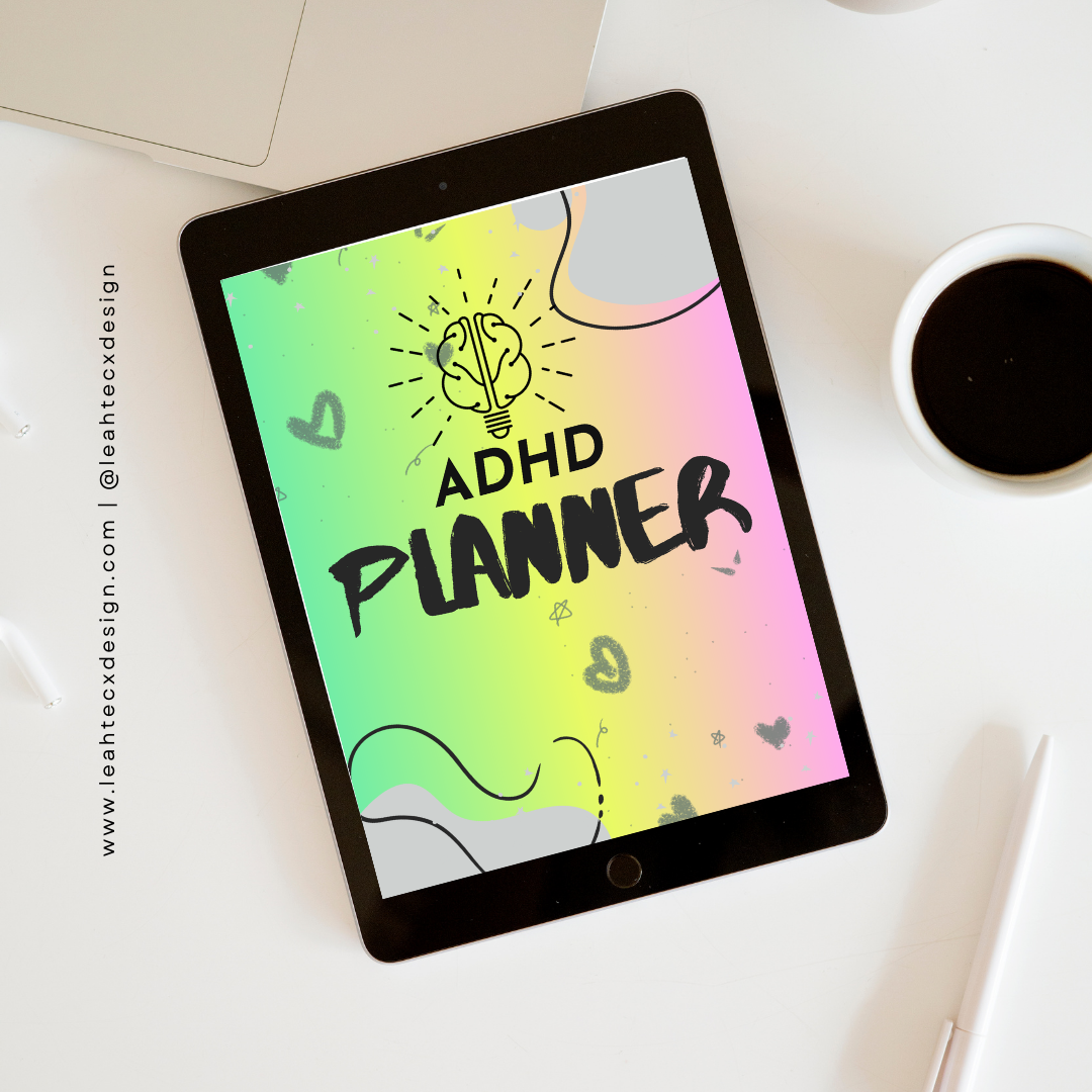 ADHD planner - Leah Tecx Design