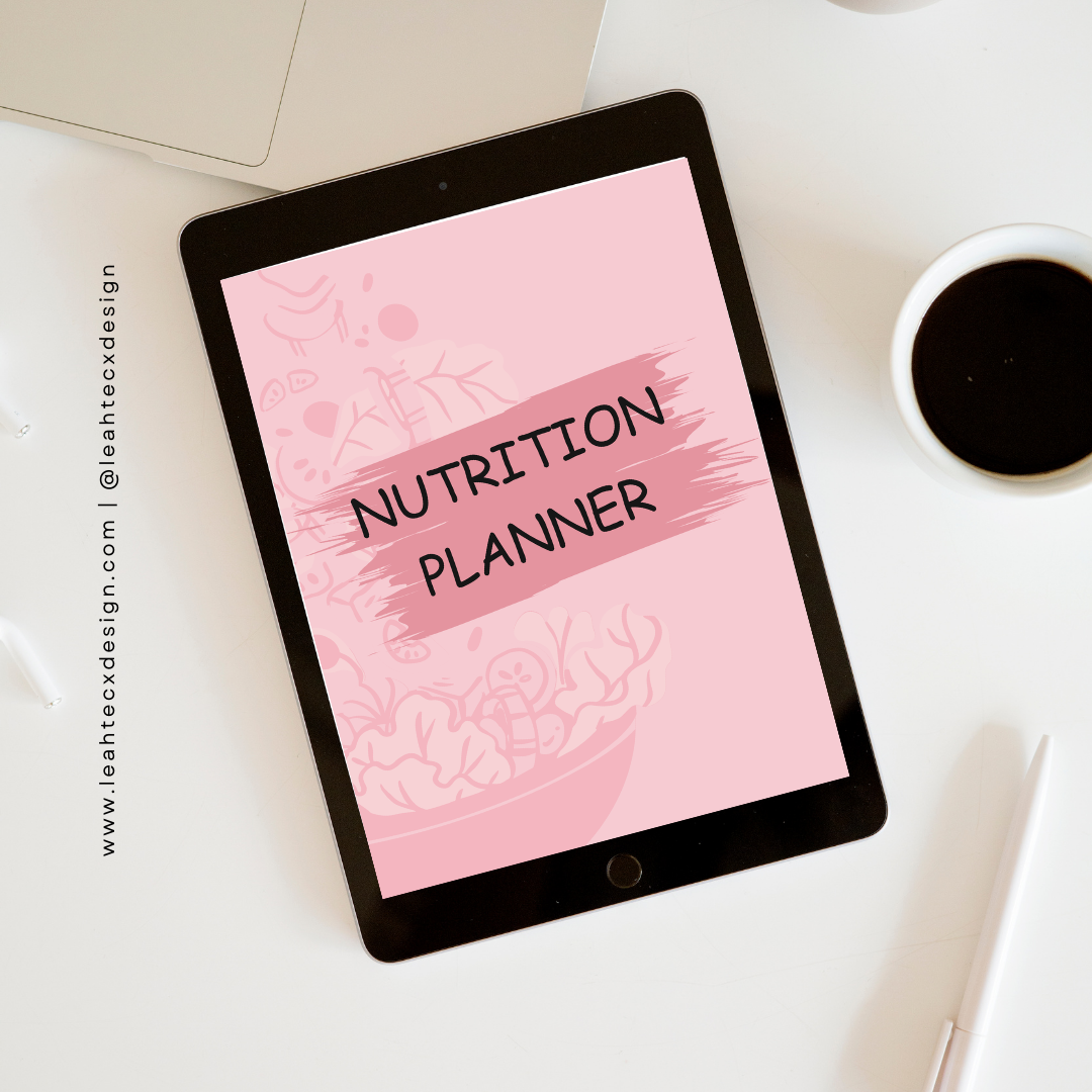 nutrition planner - Leah Tecx Design