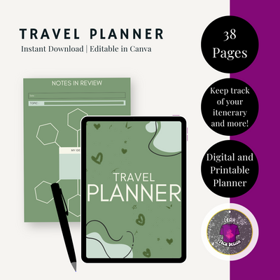 travel planner - Leah Tecx Design