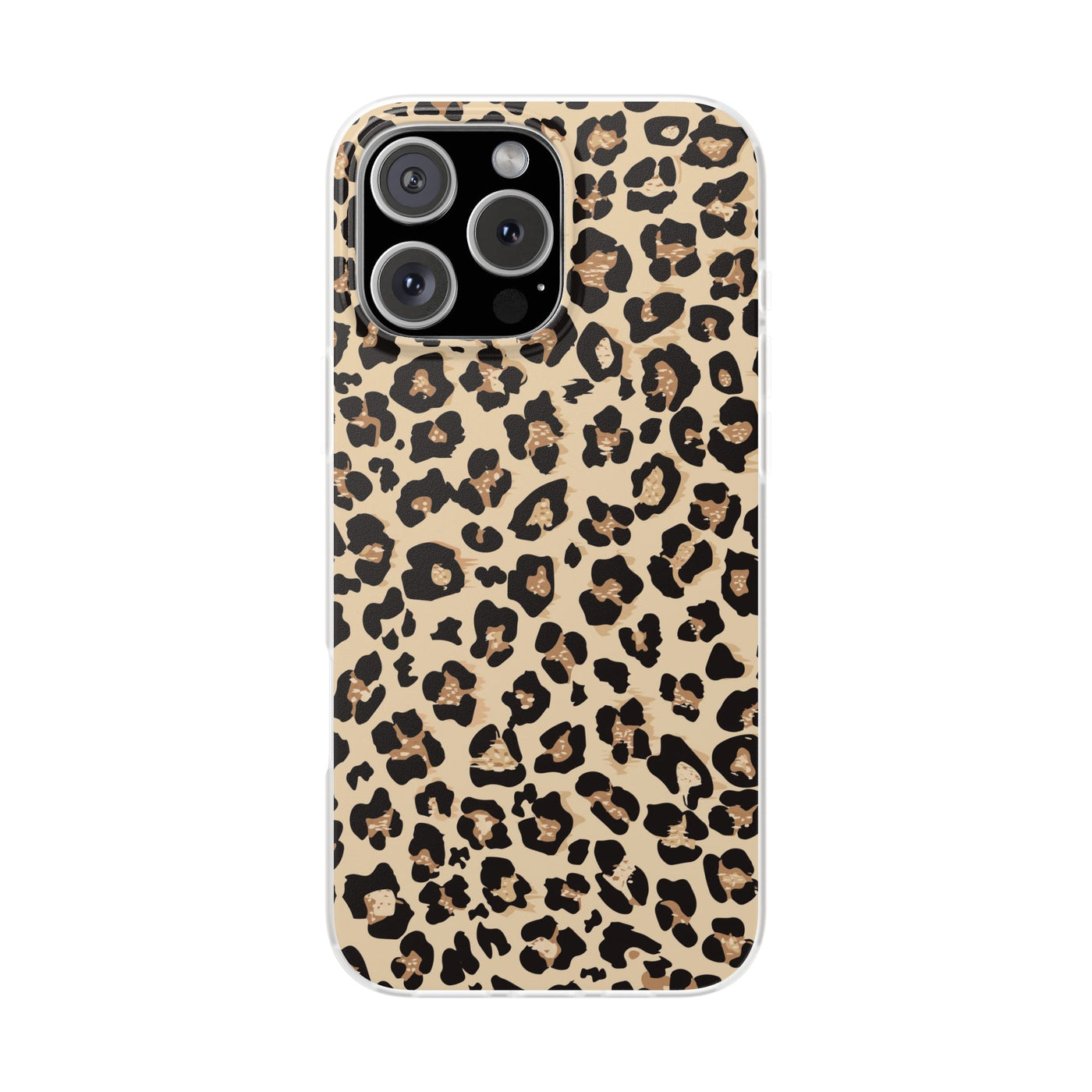 Leopard Print Flexi Phone Case - Leah Tecx Design