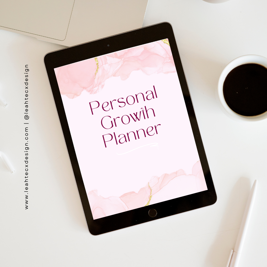 personal growth planner - Leah Tecx Design