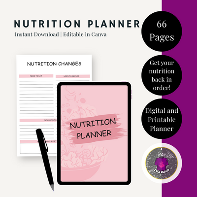 nutrition planner - Leah Tecx Design