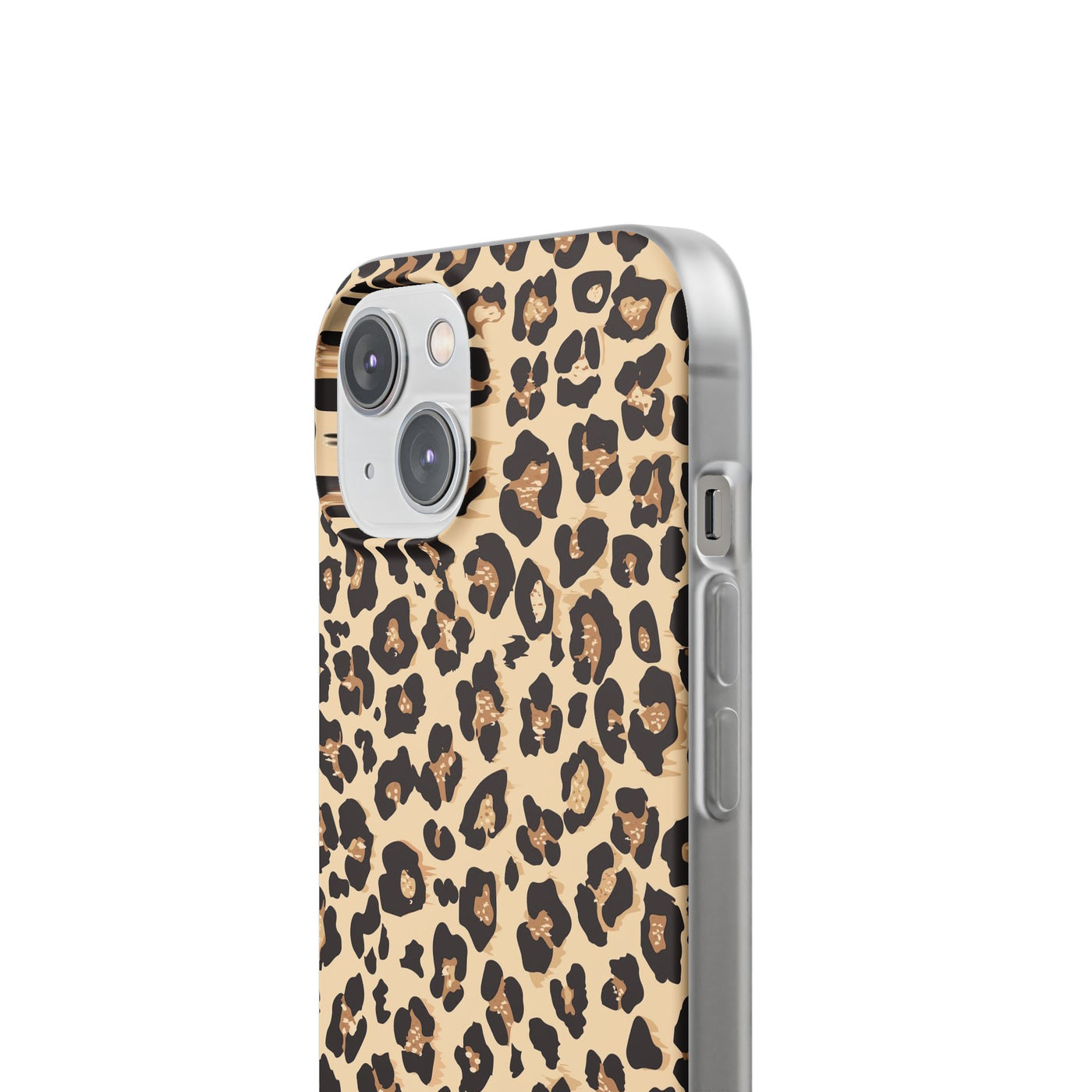 Leopard Print Flexi Phone Case - Leah Tecx Design