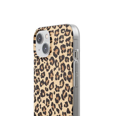 Leopard Print Flexi Phone Case - Leah Tecx Design