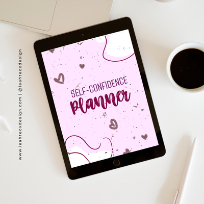 self confidence planner - Leah Tecx Design