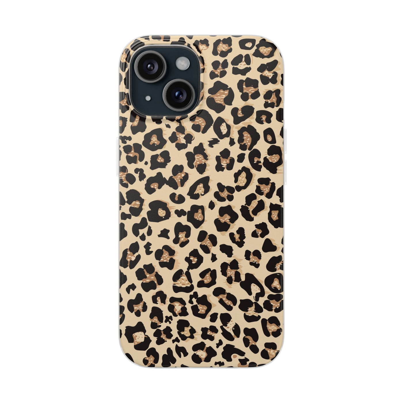 Leopard Print Flexi Phone Case - Leah Tecx Design