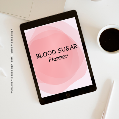 blood sugar planner - Leah Tecx Design