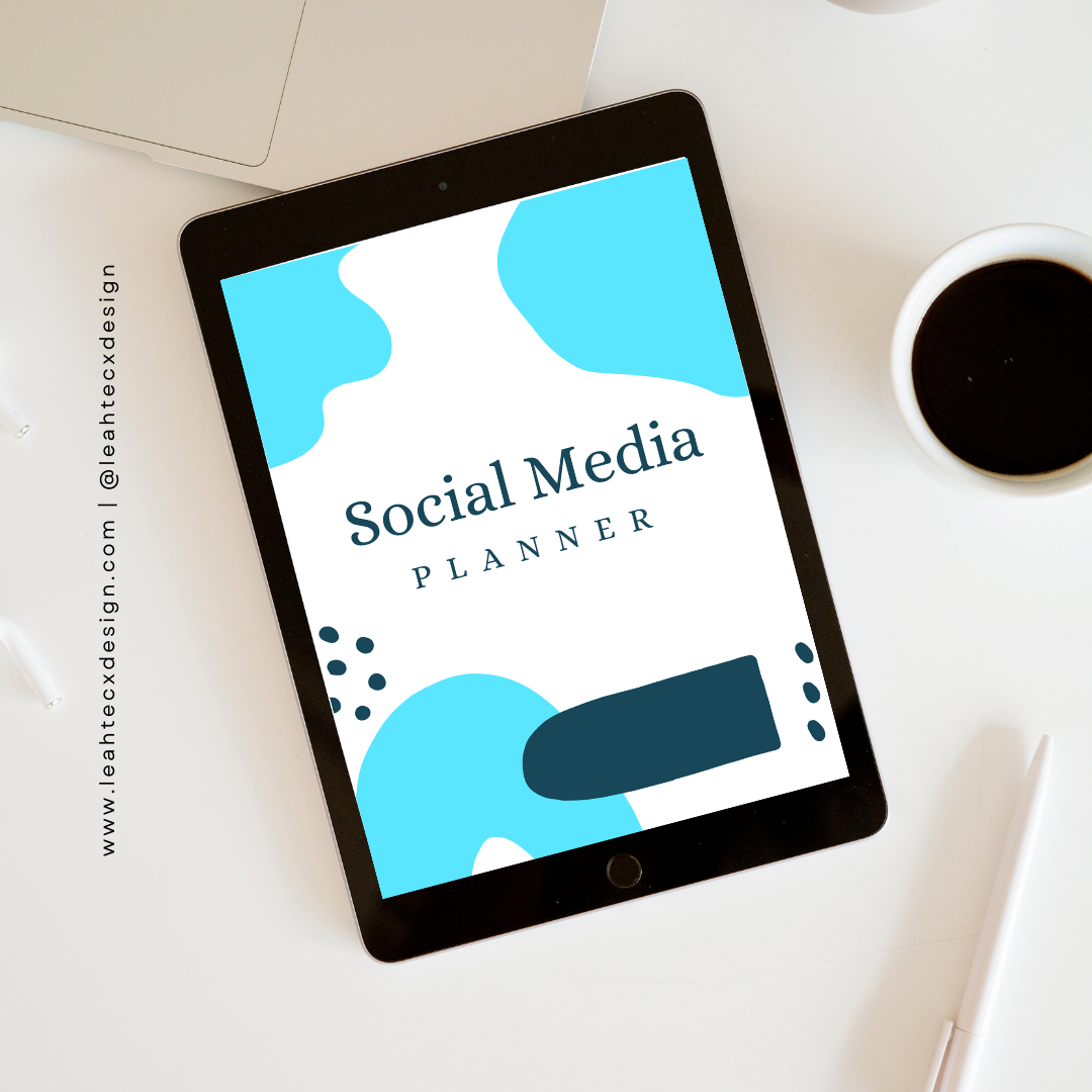 social media planner - Leah Tecx Design