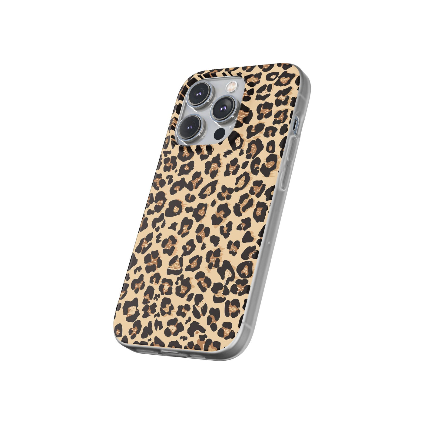 Leopard Print Flexi Phone Case - Leah Tecx Design