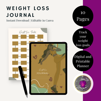 weight loss planner - Leah Tecx Design