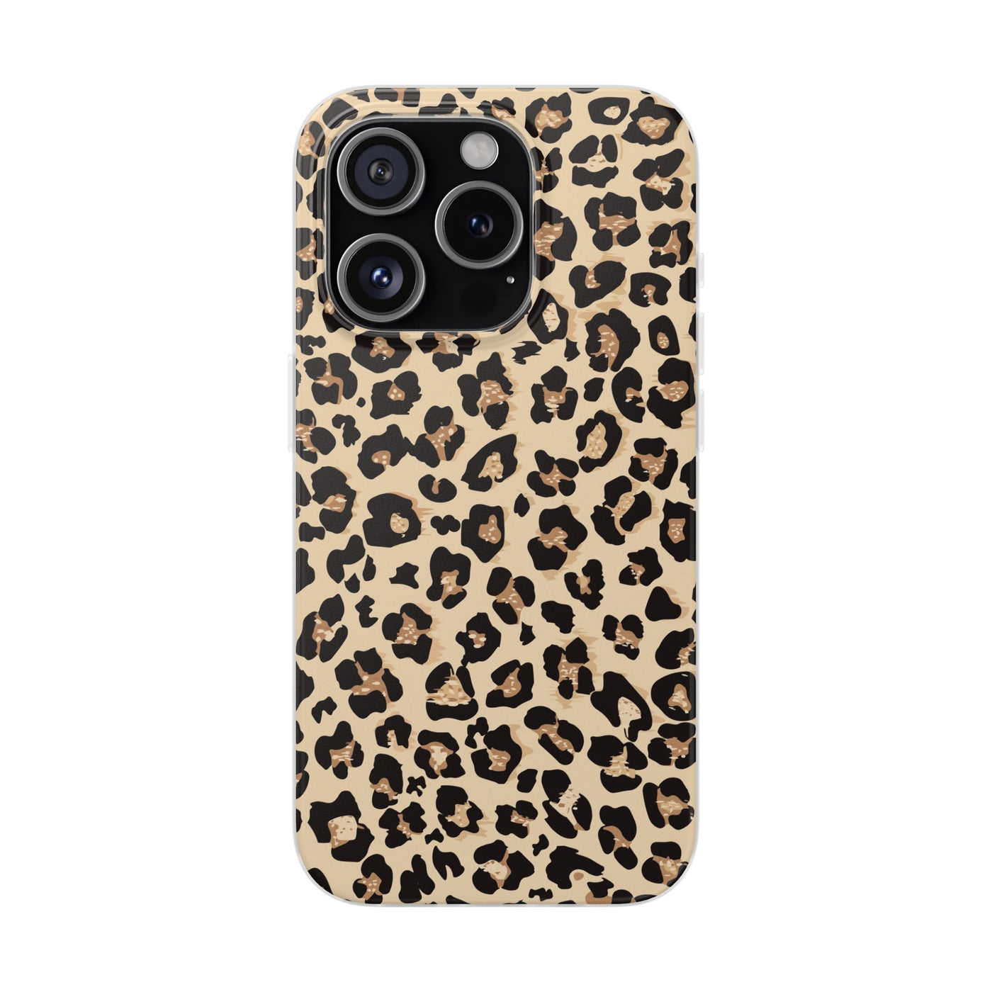 Leopard Print Flexi Phone Case - Leah Tecx Design