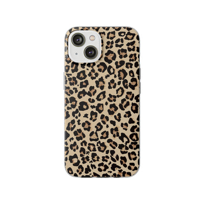 Leopard Print Flexi Phone Case - Leah Tecx Design