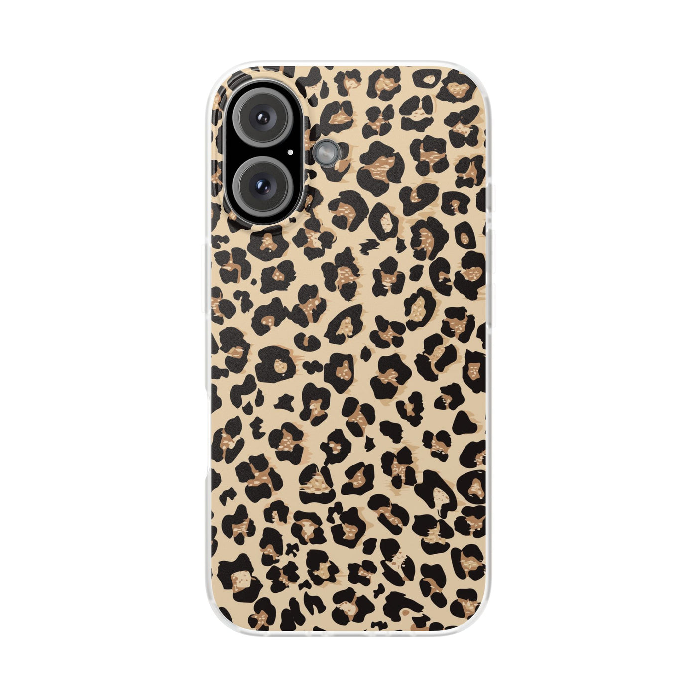 Leopard Print Flexi Phone Case - Leah Tecx Design