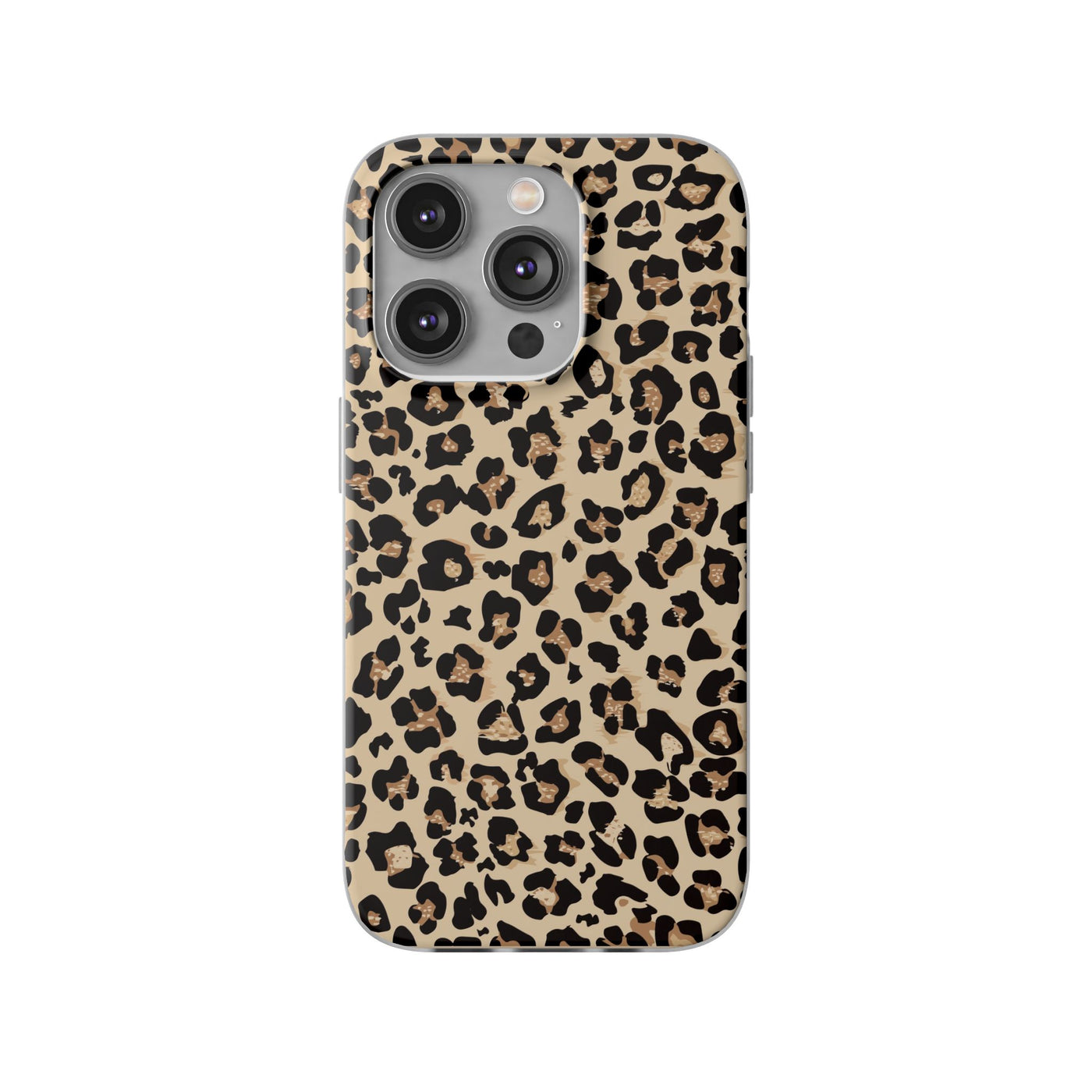 Leopard Print Flexi Phone Case - Leah Tecx Design
