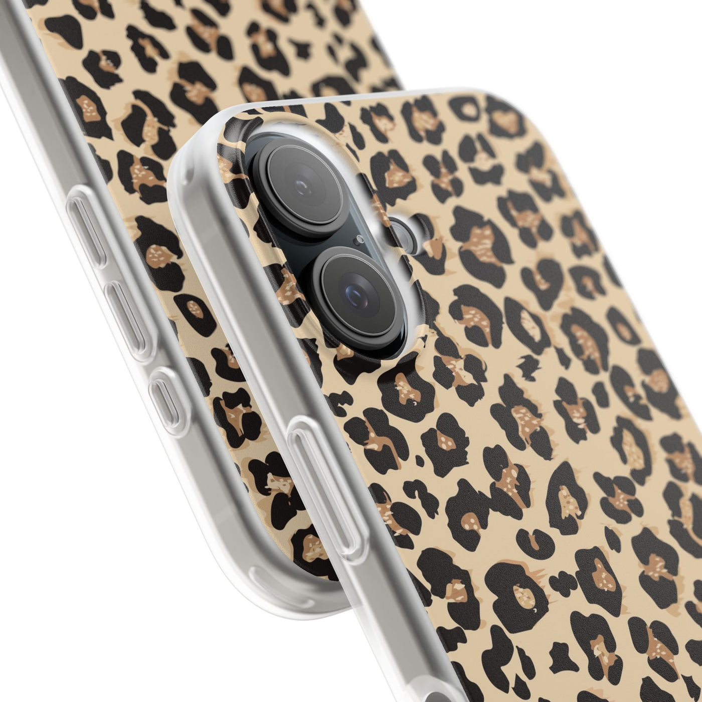 Leopard Print Flexi Phone Case - Leah Tecx Design