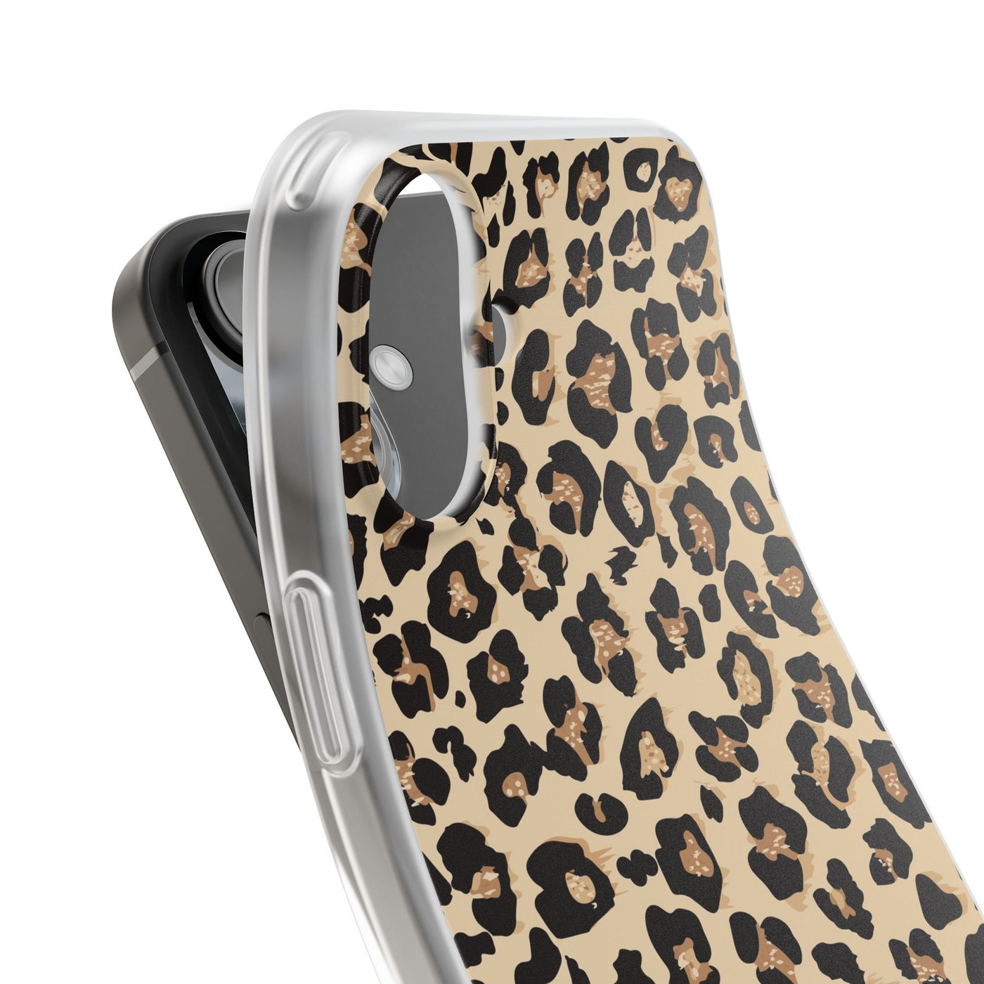 Leopard Print Flexi Phone Case - Leah Tecx Design