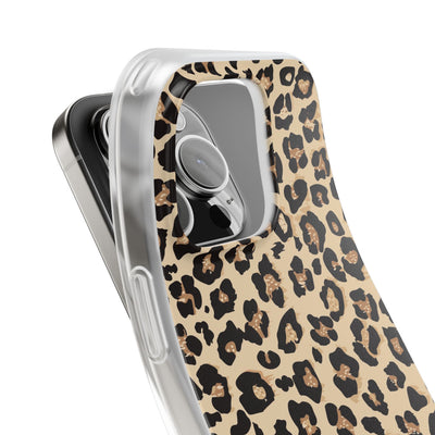 Leopard Print Flexi Phone Case - Leah Tecx Design