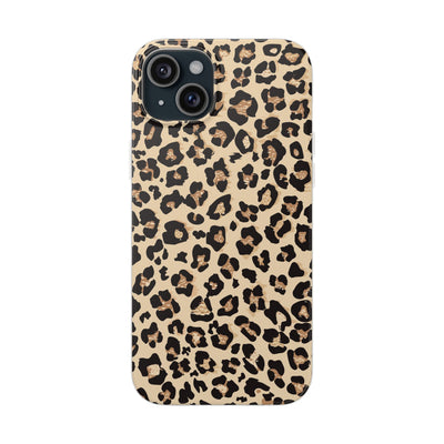Leopard Print Flexi Phone Case - Leah Tecx Design
