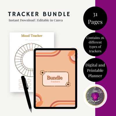bundle tracker planner - Leah Tecx Design