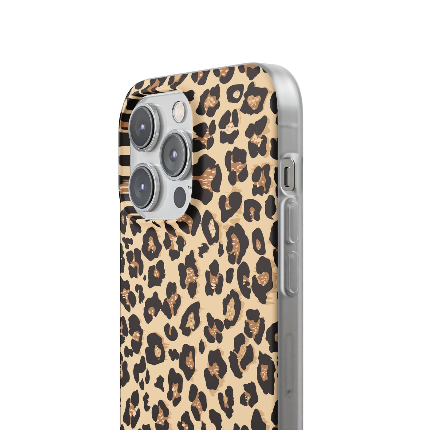 Leopard Print Flexi Phone Case - Leah Tecx Design